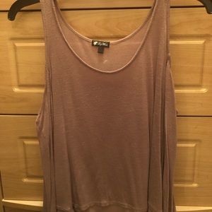 Bronze sleeveless blouse